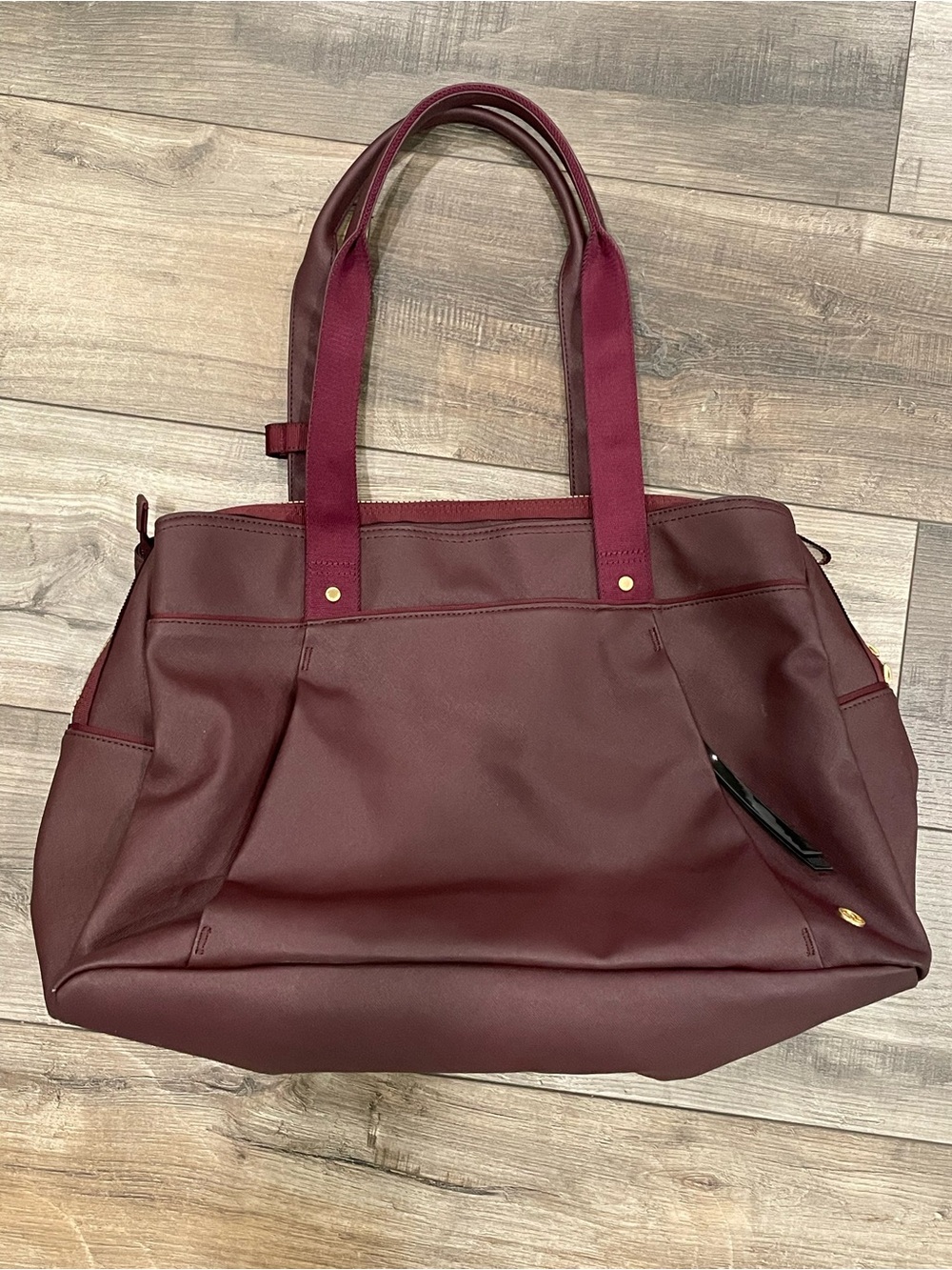 Lululemon Om The Day Yoga Tote Gym Bag Bordeaux Drama